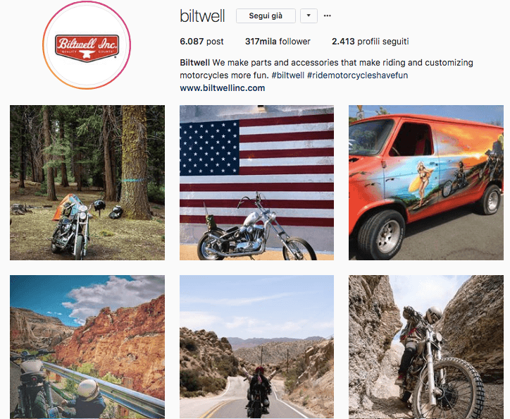 Biltwell: account Instagram consigliato