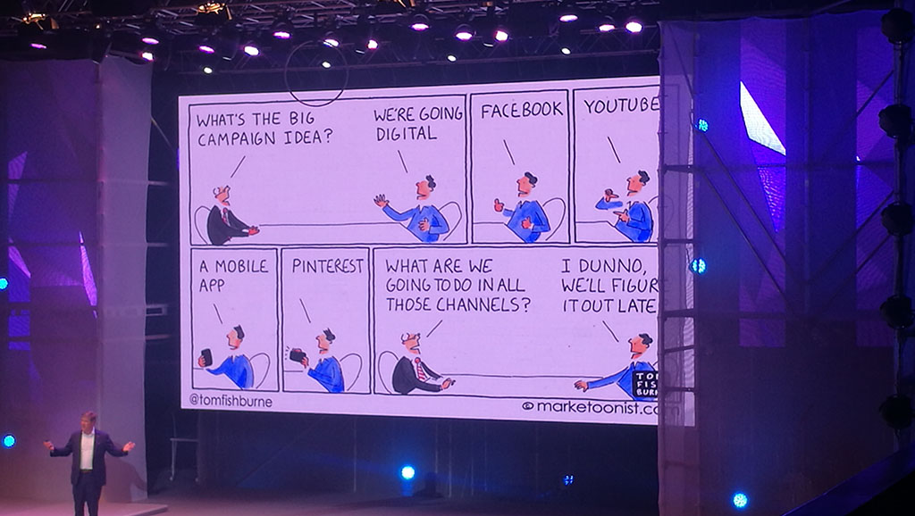 Lo speech di Tom Fishburne a Engage Praga 2017