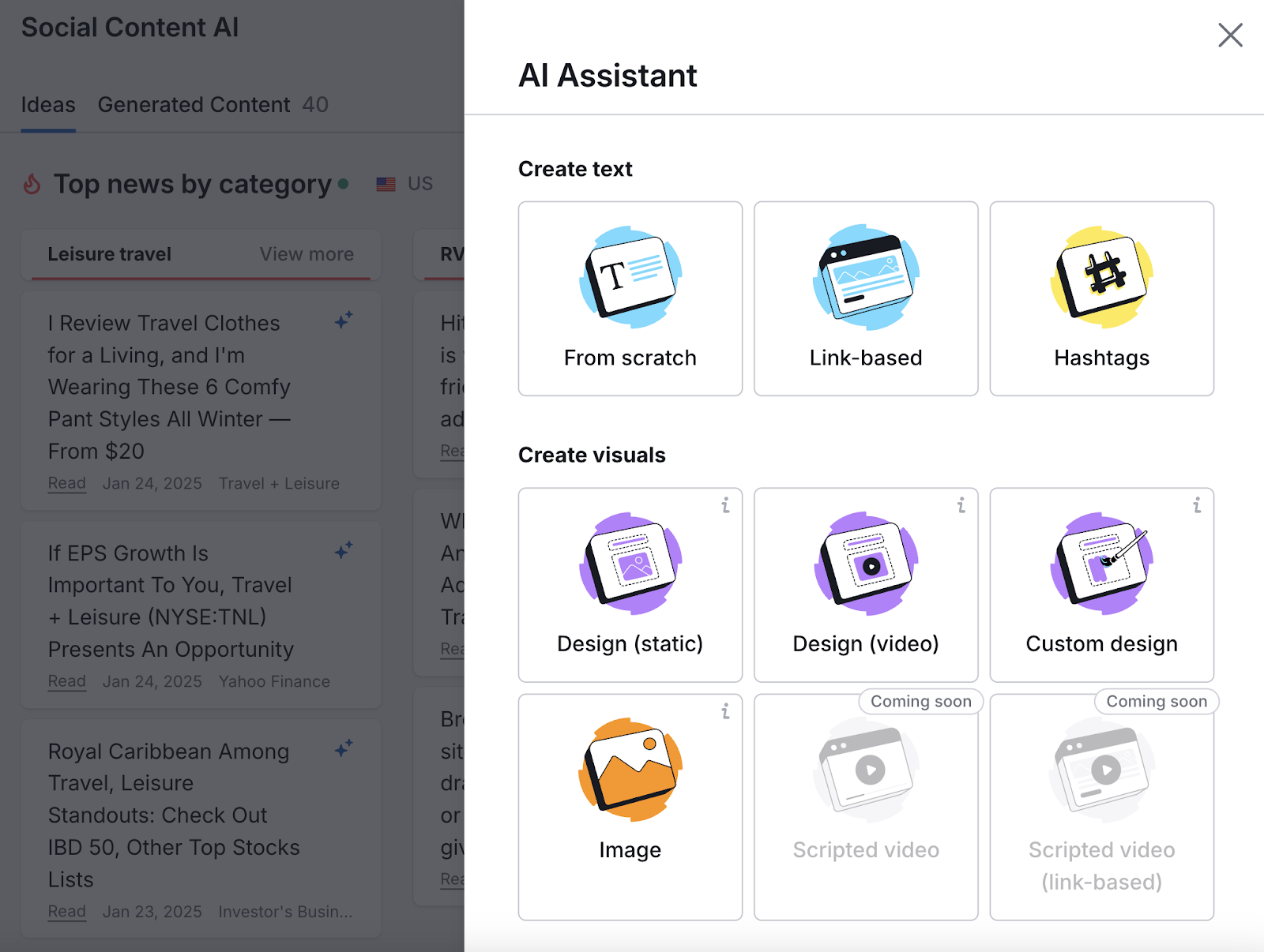 14 Best Social Media Campaigns to Inspire You in 2025 18 Semrush Social Content AI Assistant allows you to create text and visuals for your social media campaigns.