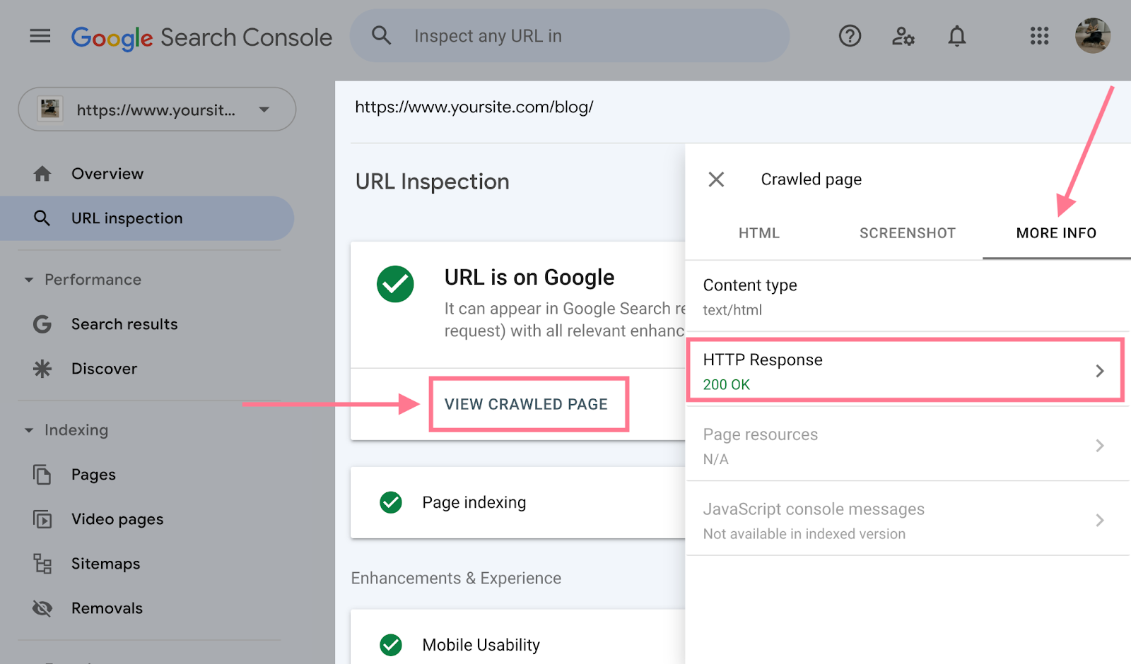 Check HTTP Response Status Codes