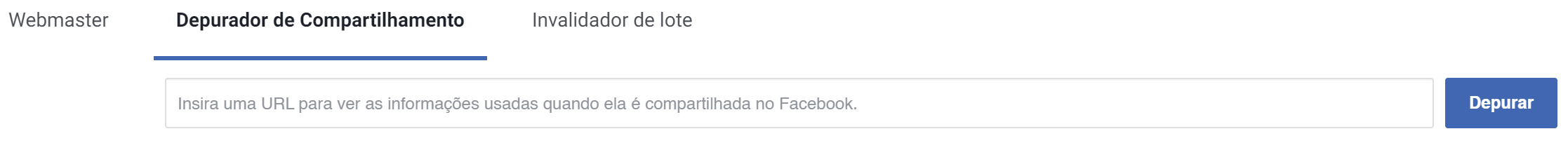 crie trechos de redes sociais atraentes 10 abrindo o depurador de compartilhamento do facebook