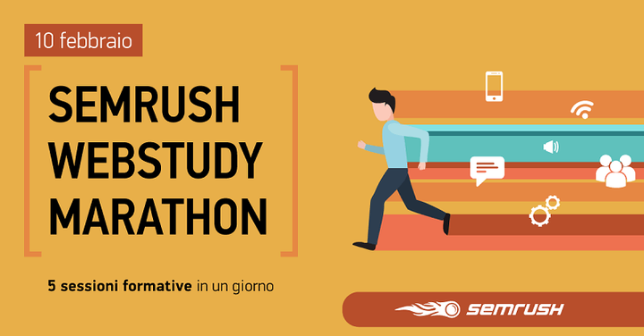SEMrush Webstudy Marathon: partecipa all'evento sulla SEO On-Page