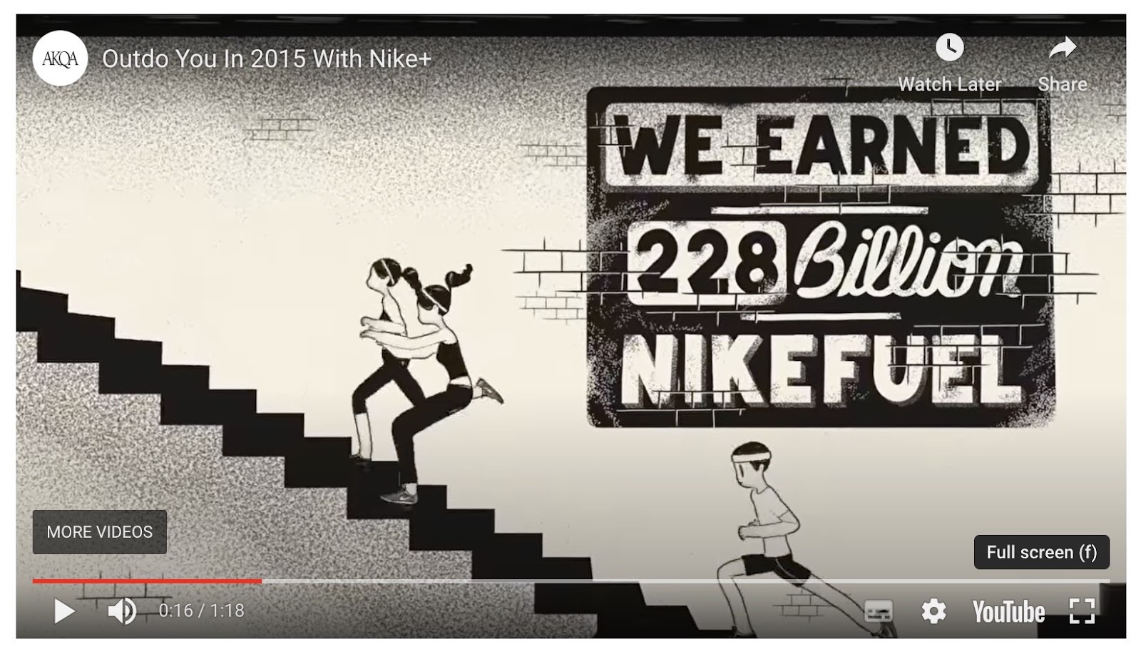 Nike's personalized animated video