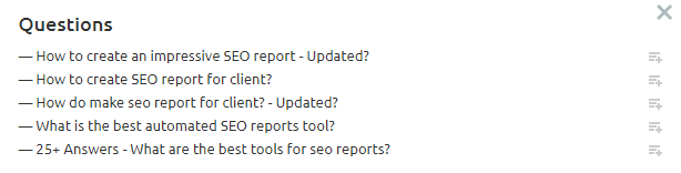 semrush topic tool find questions relevant content