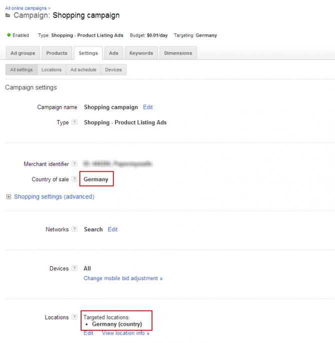 Targeting multiple countries with single domain