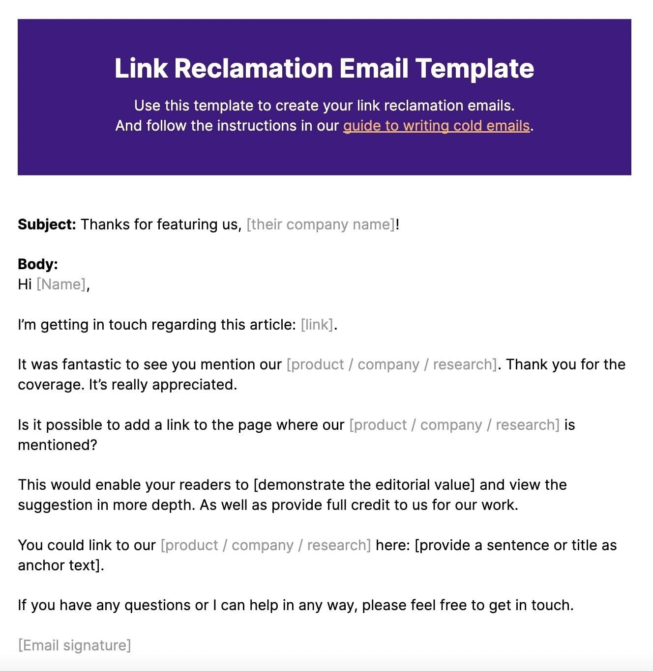 12 Cold Emails Email Templates 📭  Free Cold Emails HTML Email Template —   ✔️