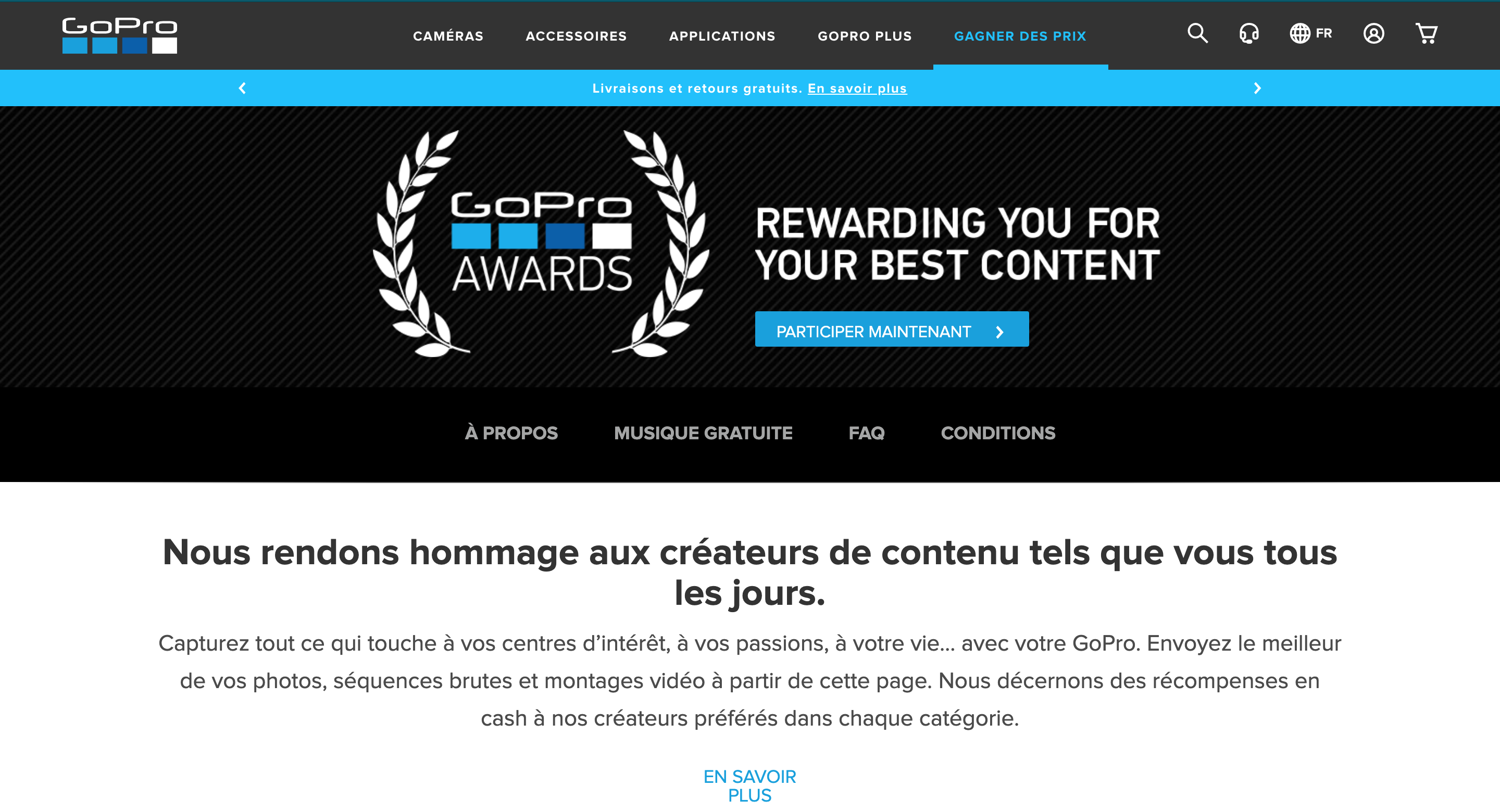 Le programme de création de contenus de GoPro