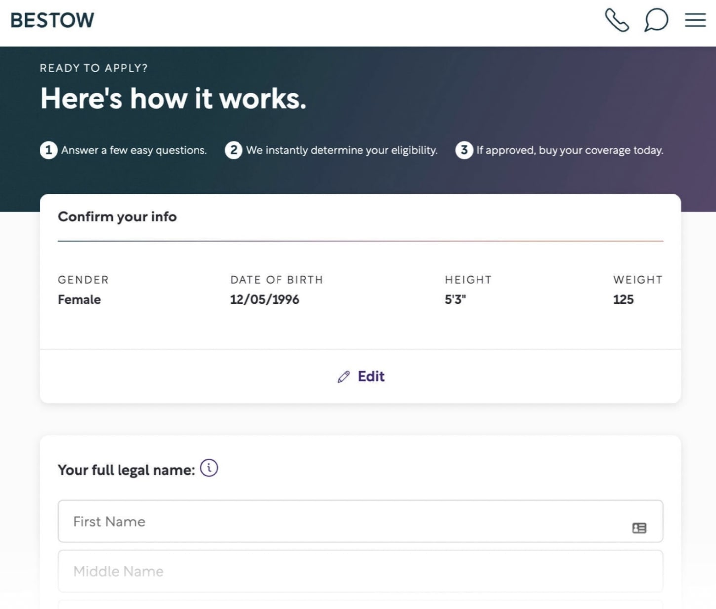 Formulaire de renseignements personnels sur l'assurance-vie