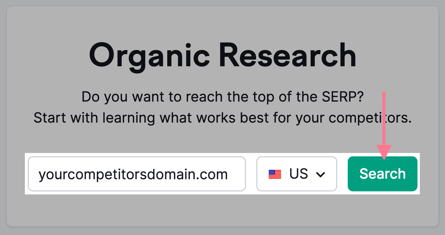 organic research tool