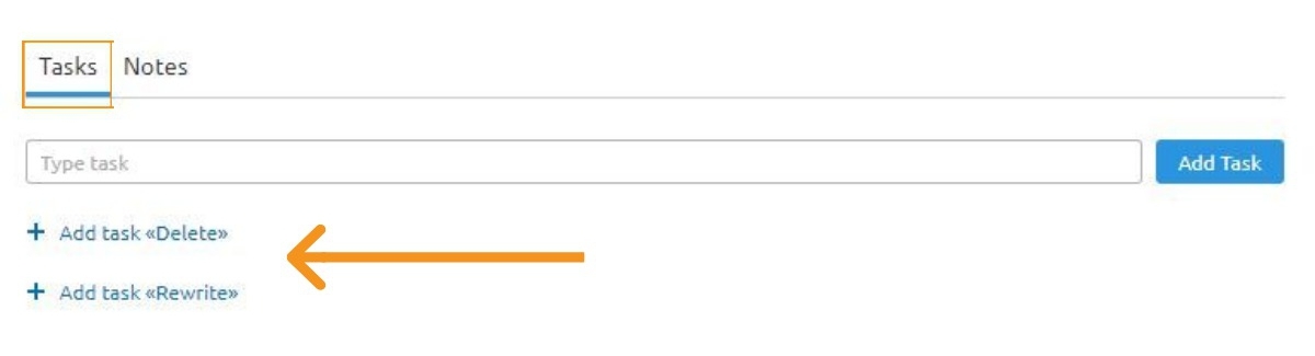 Análisis de contenidos - Tareas del workflow