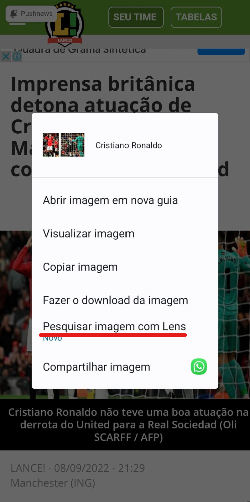 Extraindo e Copiando Textos de Imagens no Google Chrome 