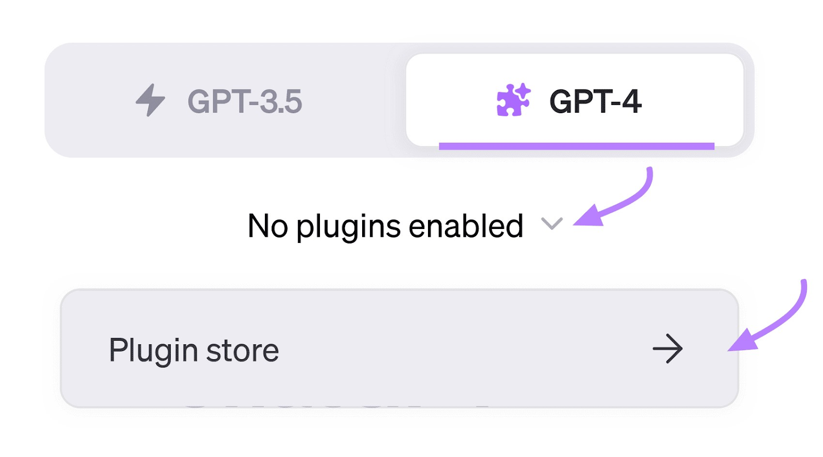"Plugin store" button highlighted