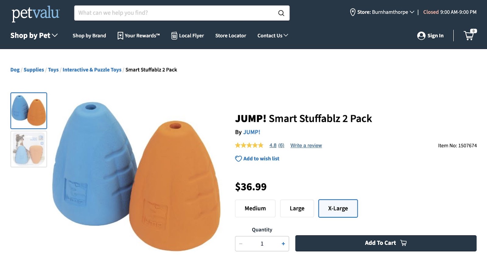 Best Practices for SEO Site Structures 5 ecommerce product page for a "dog toy" without the word in the title but linked from a “dog toys” page