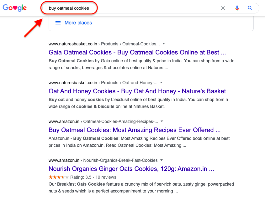 search for buy oatmeal cookies