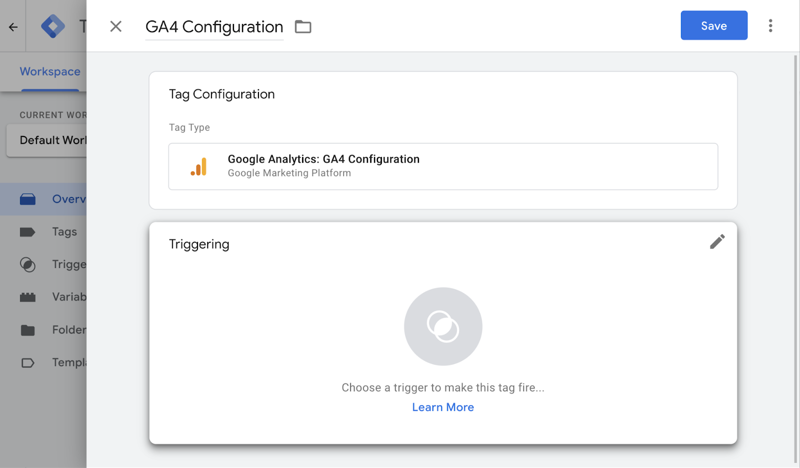 Google Tag Manager meritve 