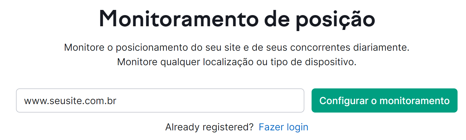 ferramenta monitoramento de posição