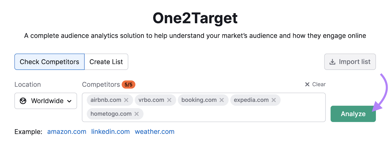 A Guide to Content Calendars (+ Free Templates for Making One) 16 One2target tool start.