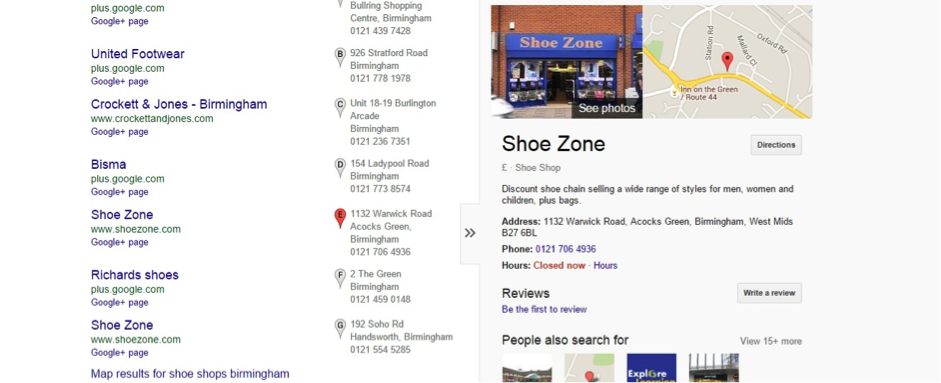 shoe zone soho road