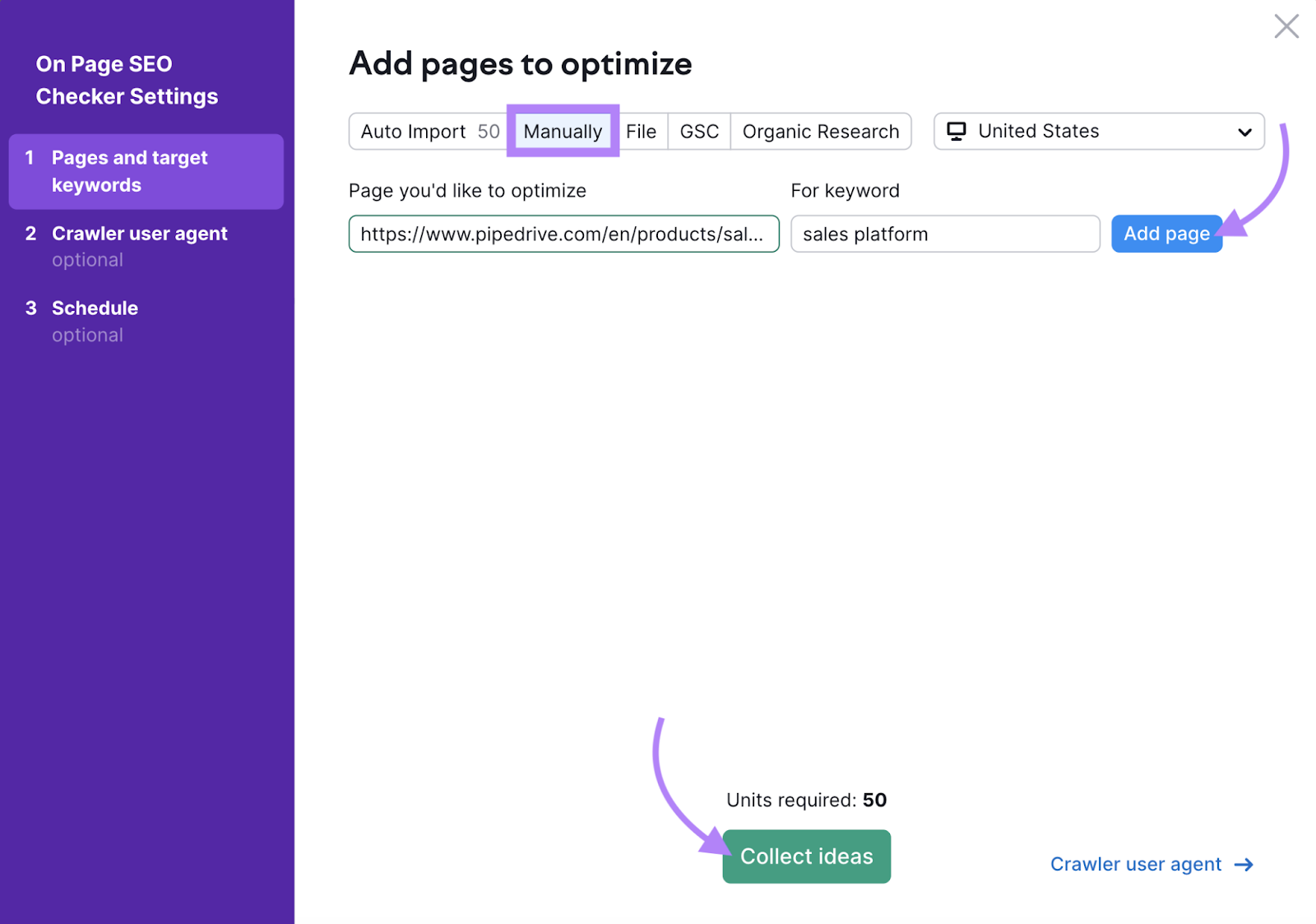 pipedrive merchandise  leafage   entered arsenic  leafage   we'd similar  to optimize for the keyword "sales platform"