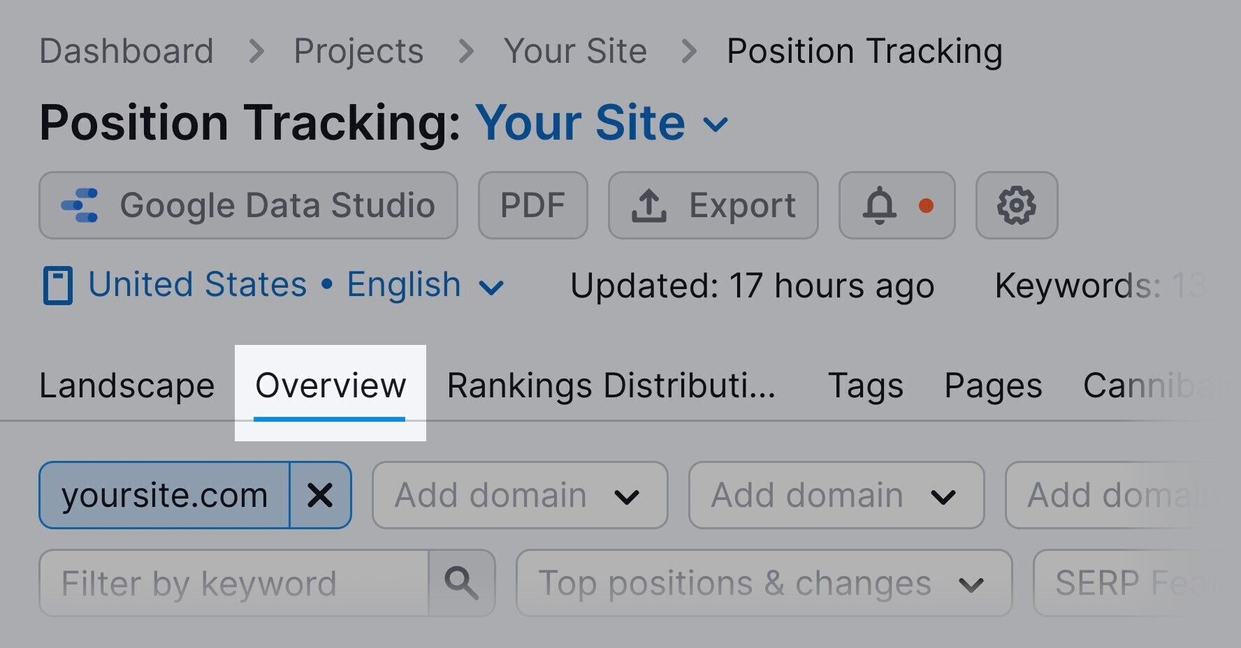 position tracking overview