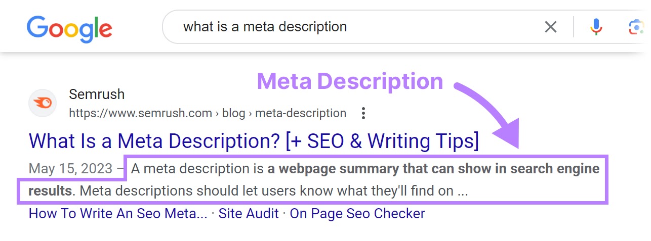 Google meta 2025 tag keywords