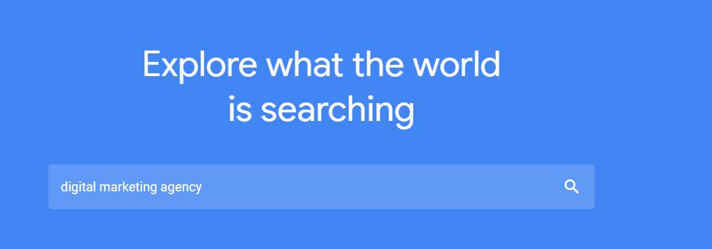 getting started with Google Trends