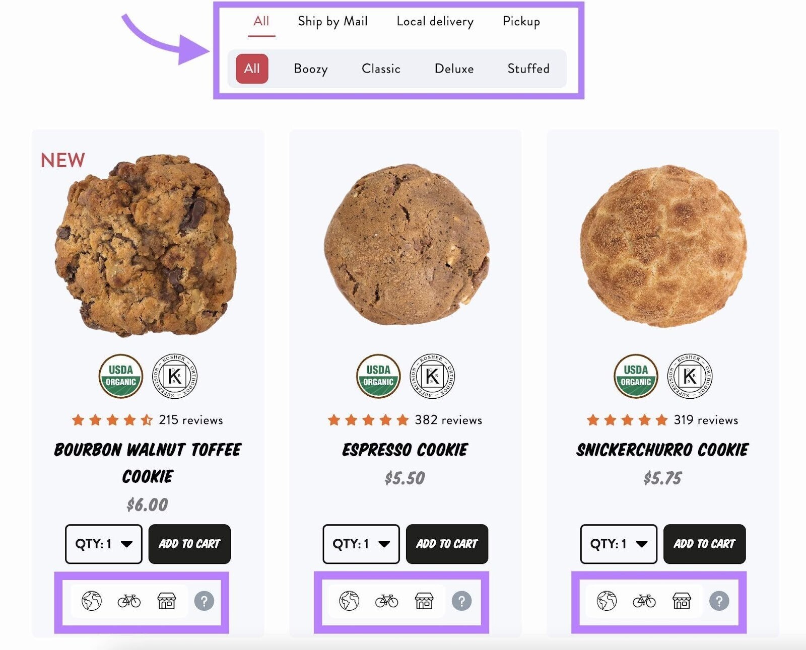 Bang Cookies’ user experience