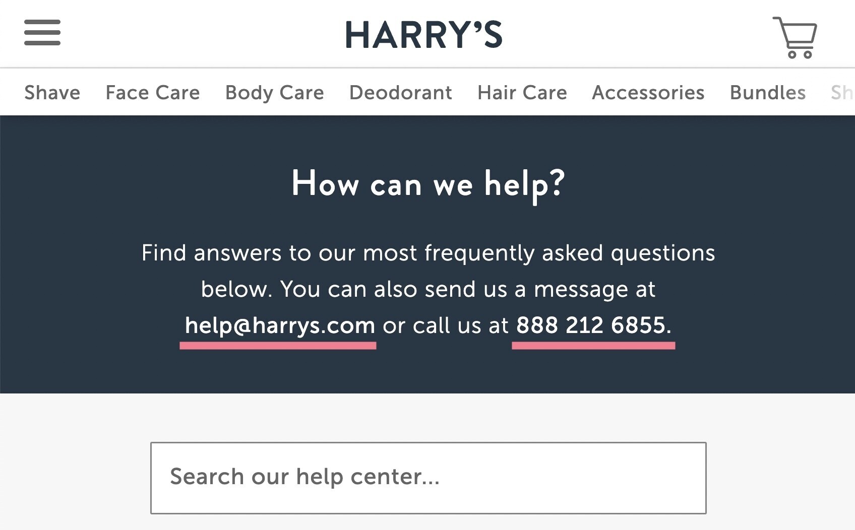 คำถามที่พบบ่อยของแฮร์รี่