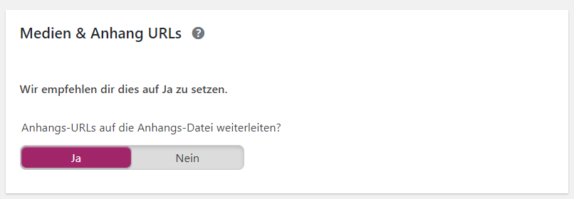 Anhangs-URLs weiterleiten in WordPress mit Yoast