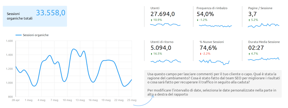 analisi traffico organico