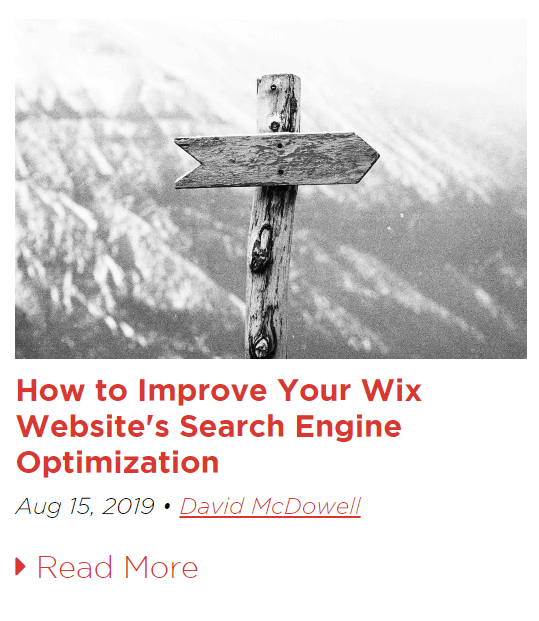 How to Improve Your Wix Website’s Search Engine Optimization Blog