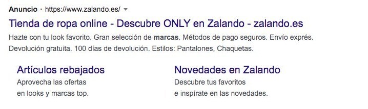 campañas de búsqueda