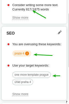 Module complémentaire de SEO Writing Assistant SEMrush