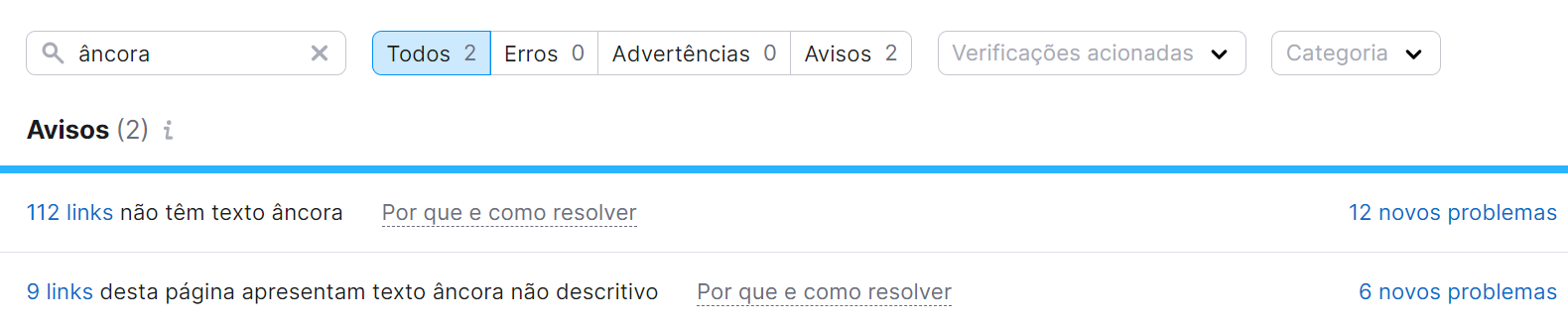 O que é texto âncora? Boas práticas para otimizar seus links 17 problemas de texto âncora