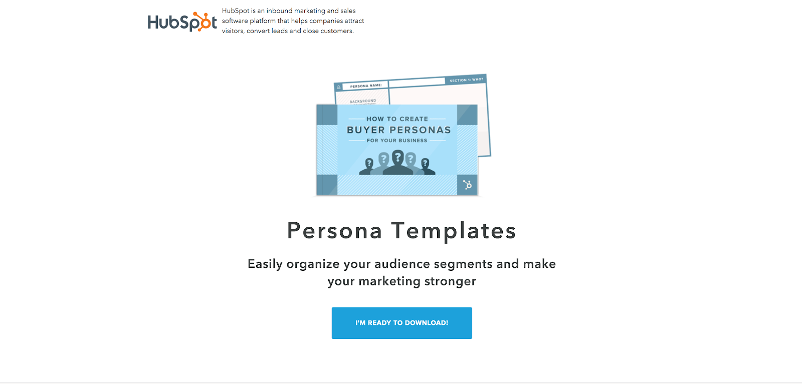 Example of collection emails through content offering