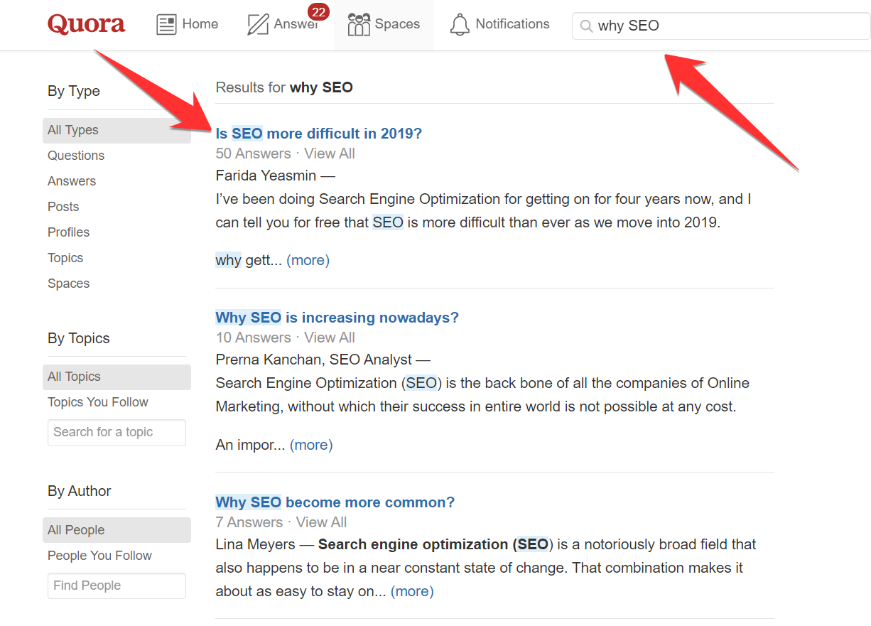 How To Use Quora For Content Marketing and Keyword Research