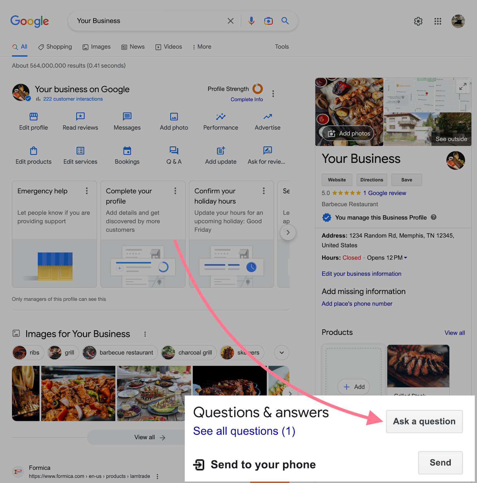 Opening a new restaurant in a newly developed stripmall and the address on  maps is incorrect. help! - Google Business Profile Community