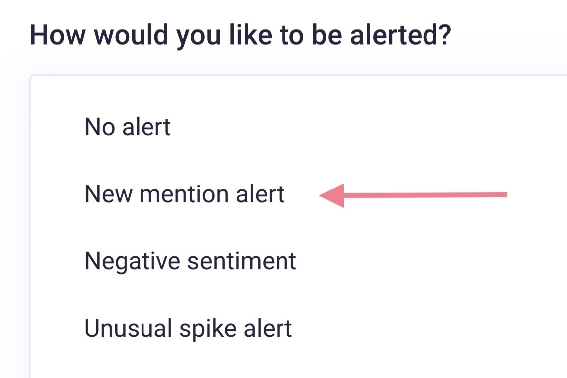 alert types