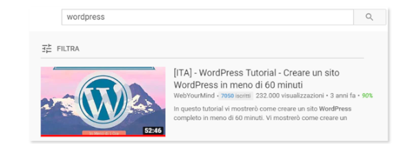 ottimizzazione miniature di un video