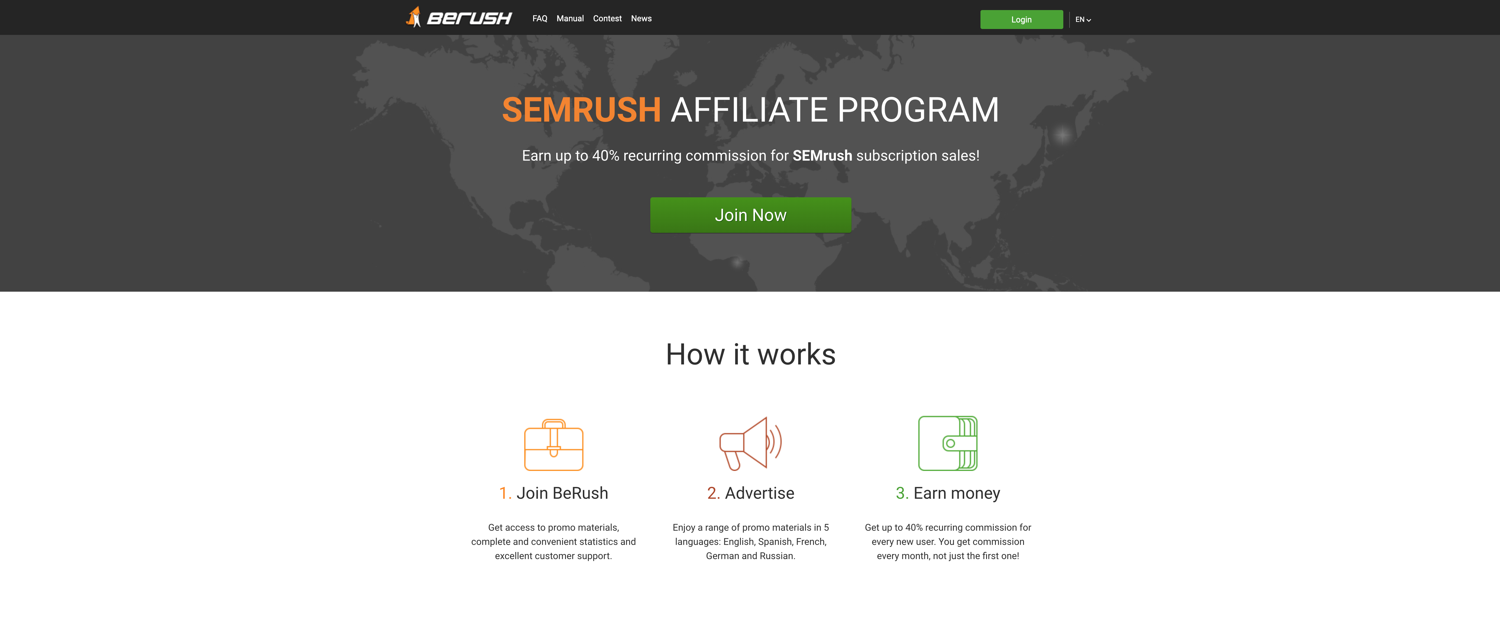 BeRush SEMrush tool