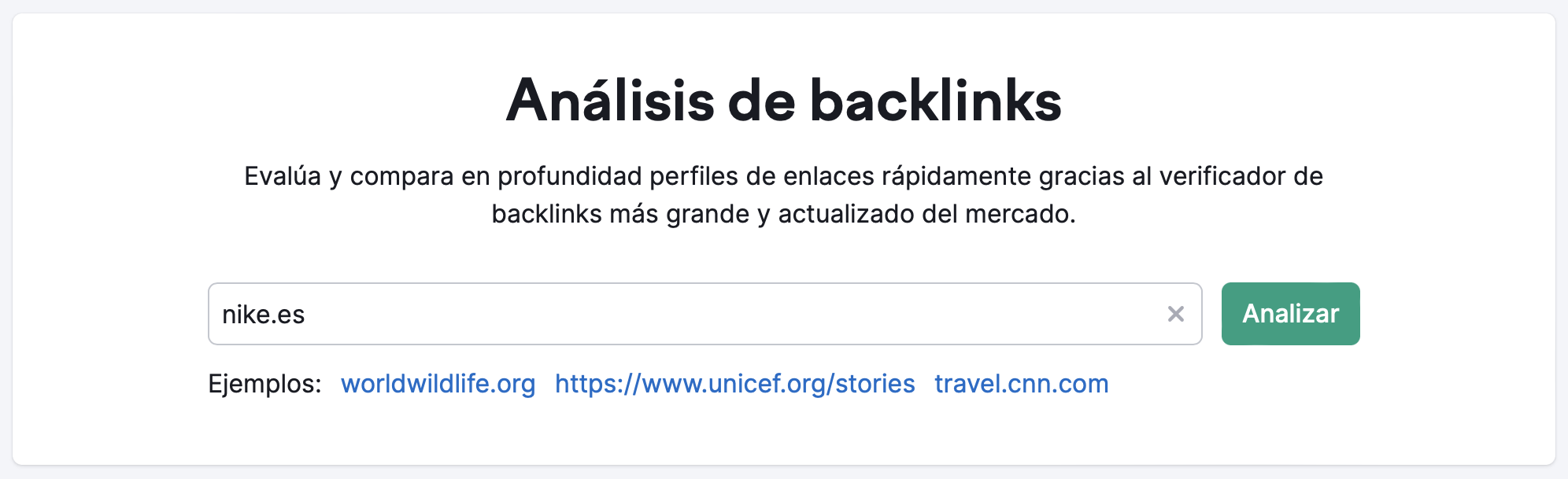 Análisis de backlinks