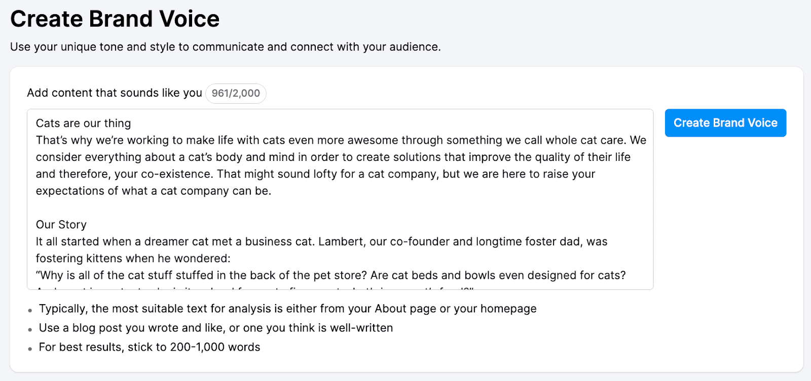 Creating a marque  dependable   successful  ContentShake AI