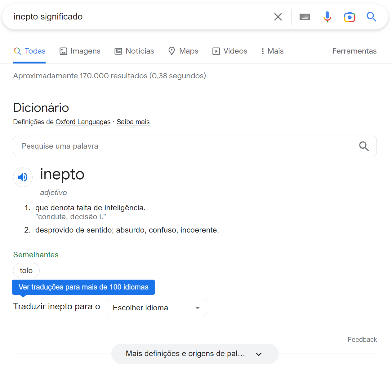 O que são Featured Snippets e quais os diferentes tipos? 4 exemplo de featured snippet de definição