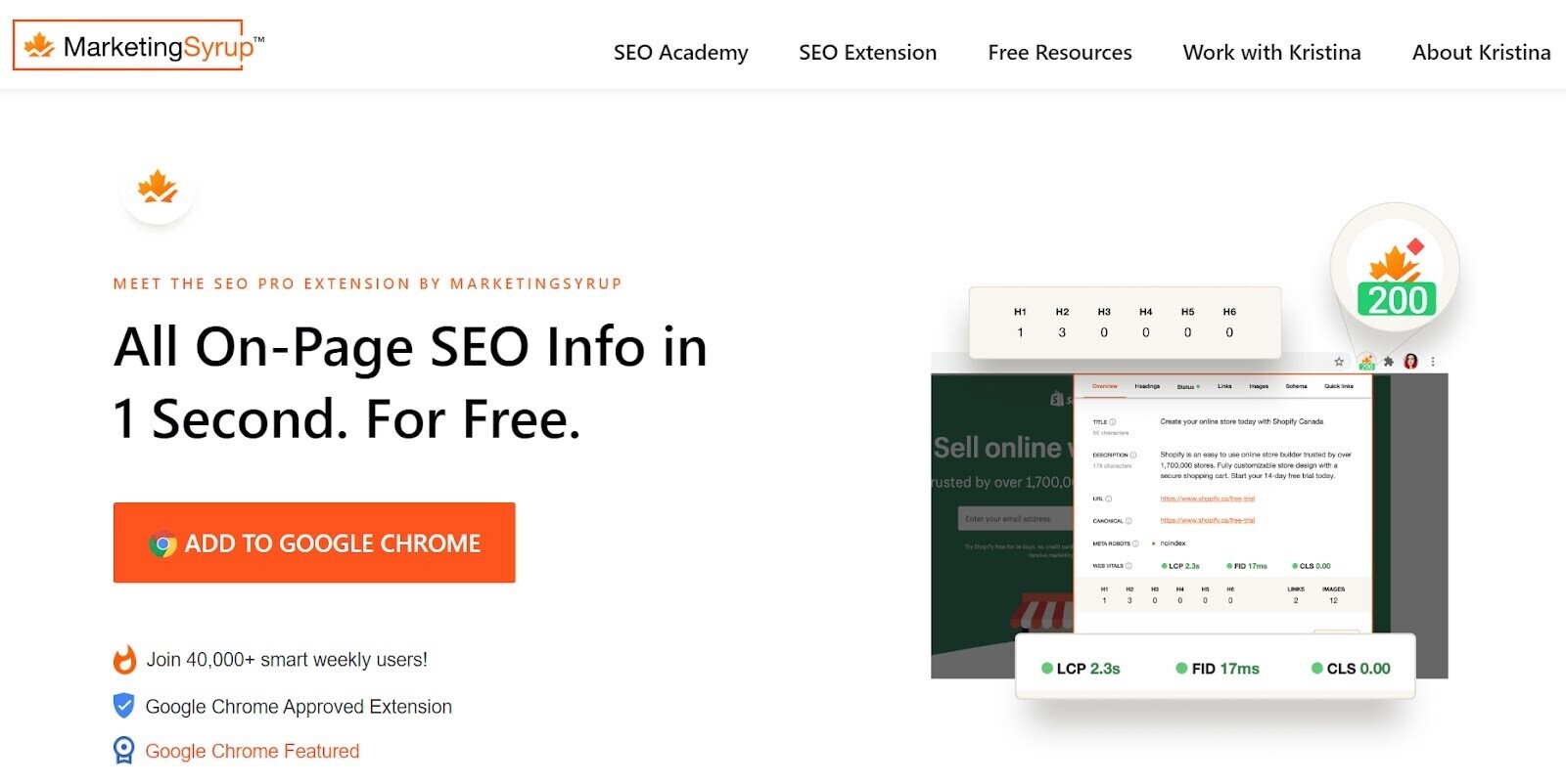 SEO Pro Extension homepage