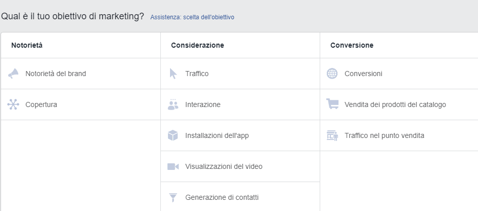 Come impostare un obiettivo su Facebook Business Manager