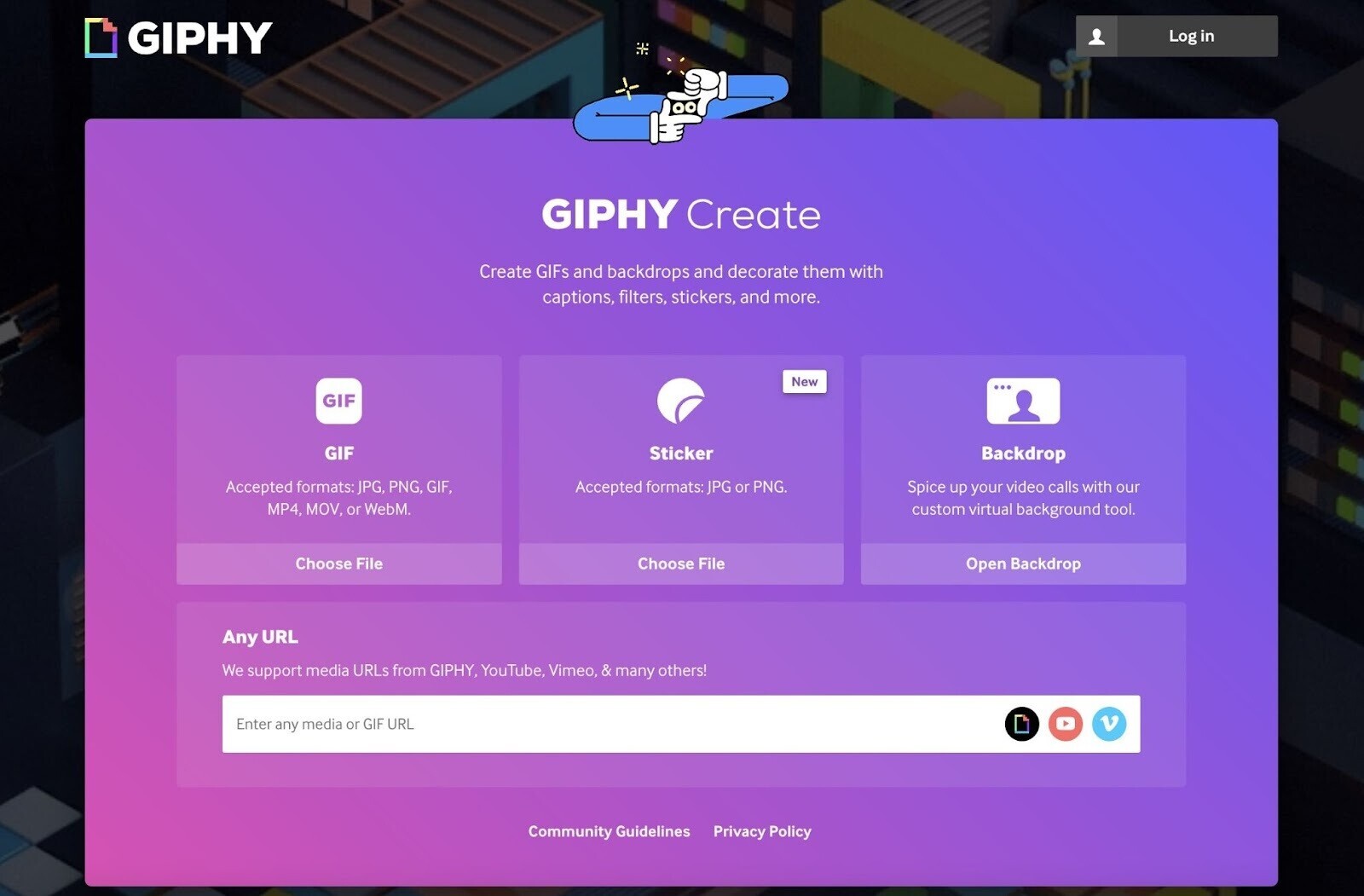 Apply for a Creator Channel – GIPHY