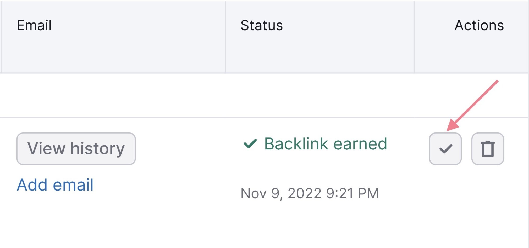 backlink earned checkmark