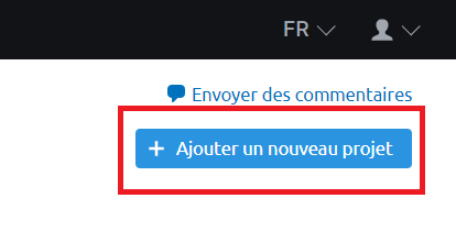 Semrush Ajouter un nouveau projet