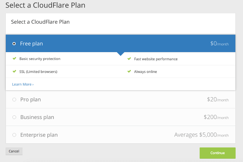 CloudFlare nos enseña los registros DNS