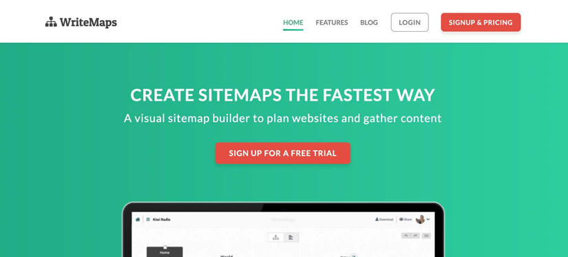 Meilleurs outils de génération de sitemap, Writemaps